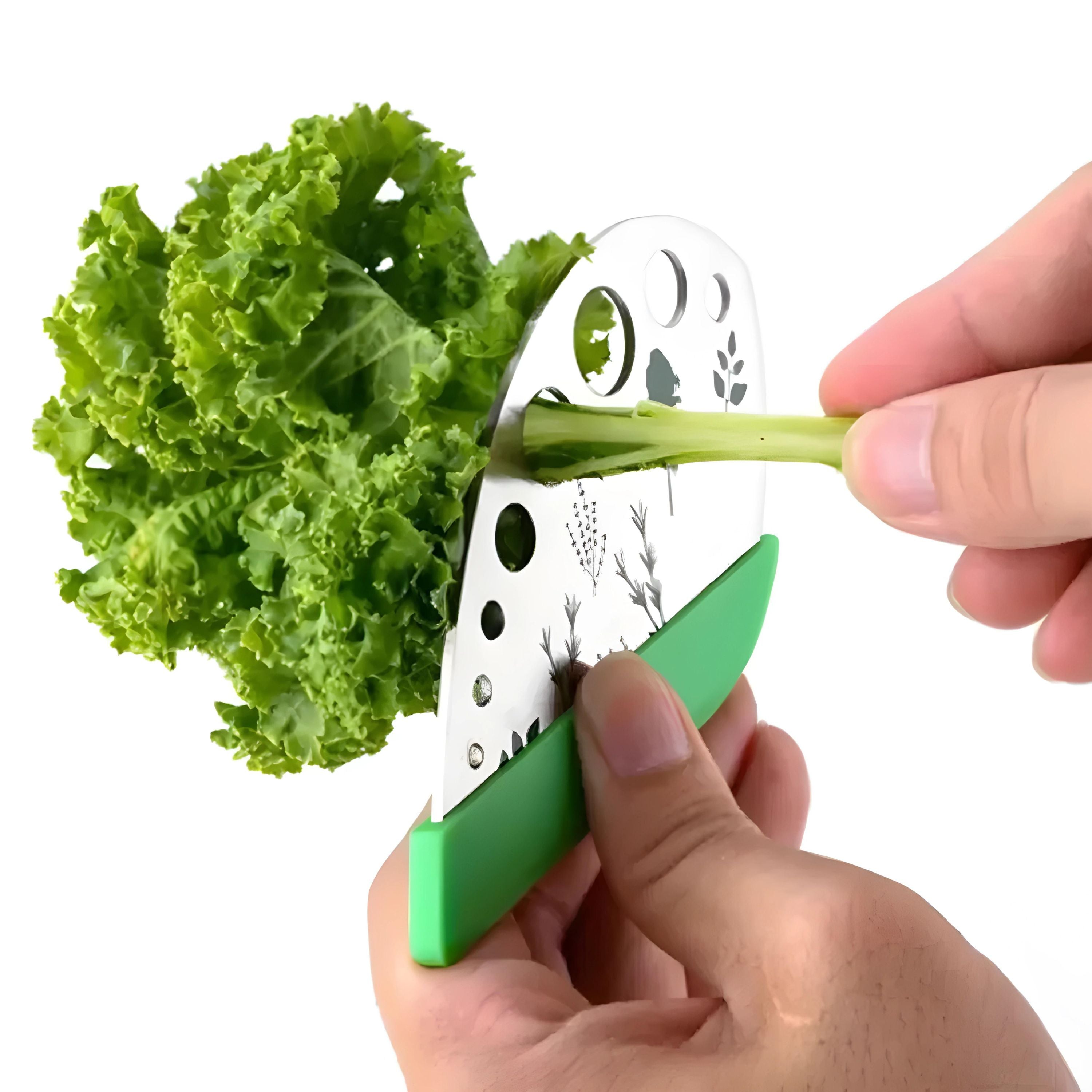 Kitcheniva 9-Hole Leaf Herb Stripper Peeler Tool