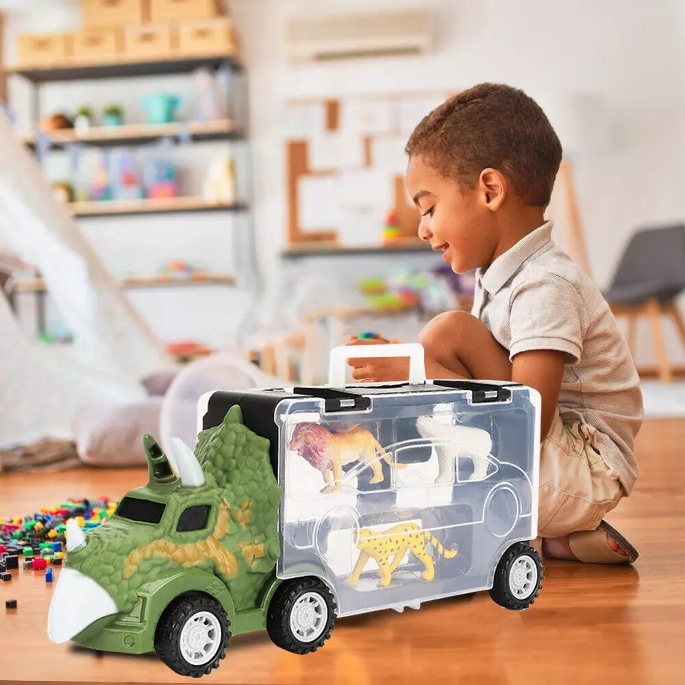 Kitcheniva Boys Triceratops Dinosaur Truck Toy