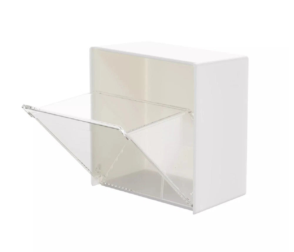 Kitcheniva Wall-Mounted Clamshell Cotton Swab Storage Holder
