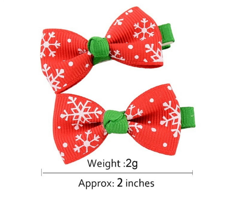 Kitcheniva Girls Snowflake Ribbon Hair Bows 20 Pcs
