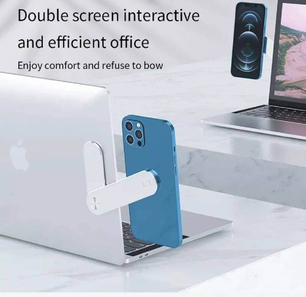 Kitcheniva Laptop Side Mount Clip Magnetic Phone Holder