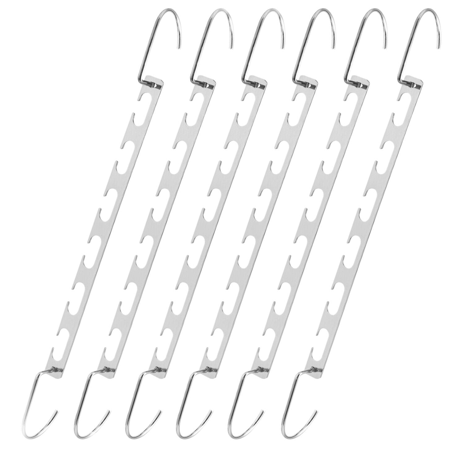 Kitcheniva 6-Pcs Metal Wonder Closet Hanger Organizer