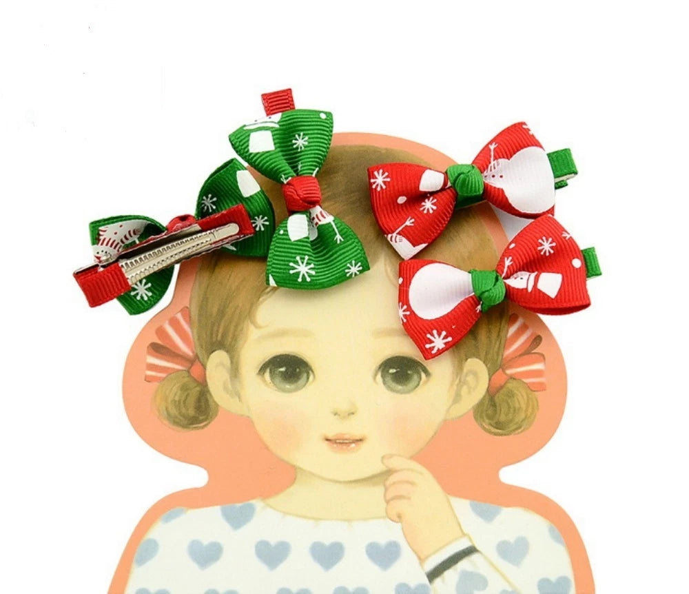 Kitcheniva Girls Snowflake Ribbon Hair Bows 20 Pcs