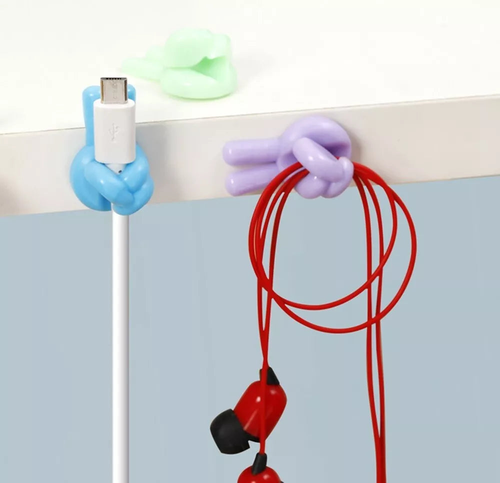 Kitcheniva Silicone Finger Wall Cord Holder Hooks 20 Pcs