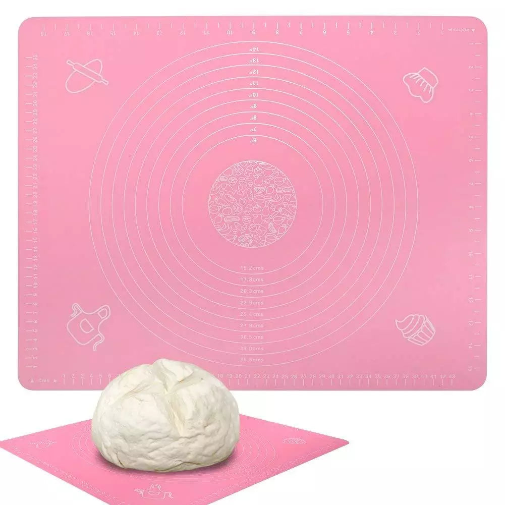 Kitcheniva Non-Slip Silicone Pastry Mat 15.7*19.7''