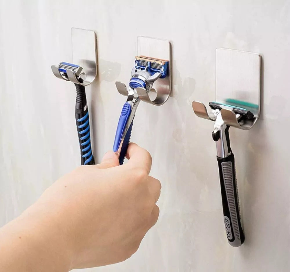 Kitcheniva Stainless Steel Razor Holder Set 4 Pcs