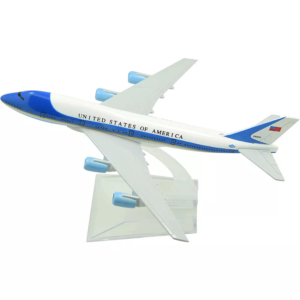 Kitcheniva 1:400 Aircraft Boeing 747 Air Force One 16cm Alloy Plane