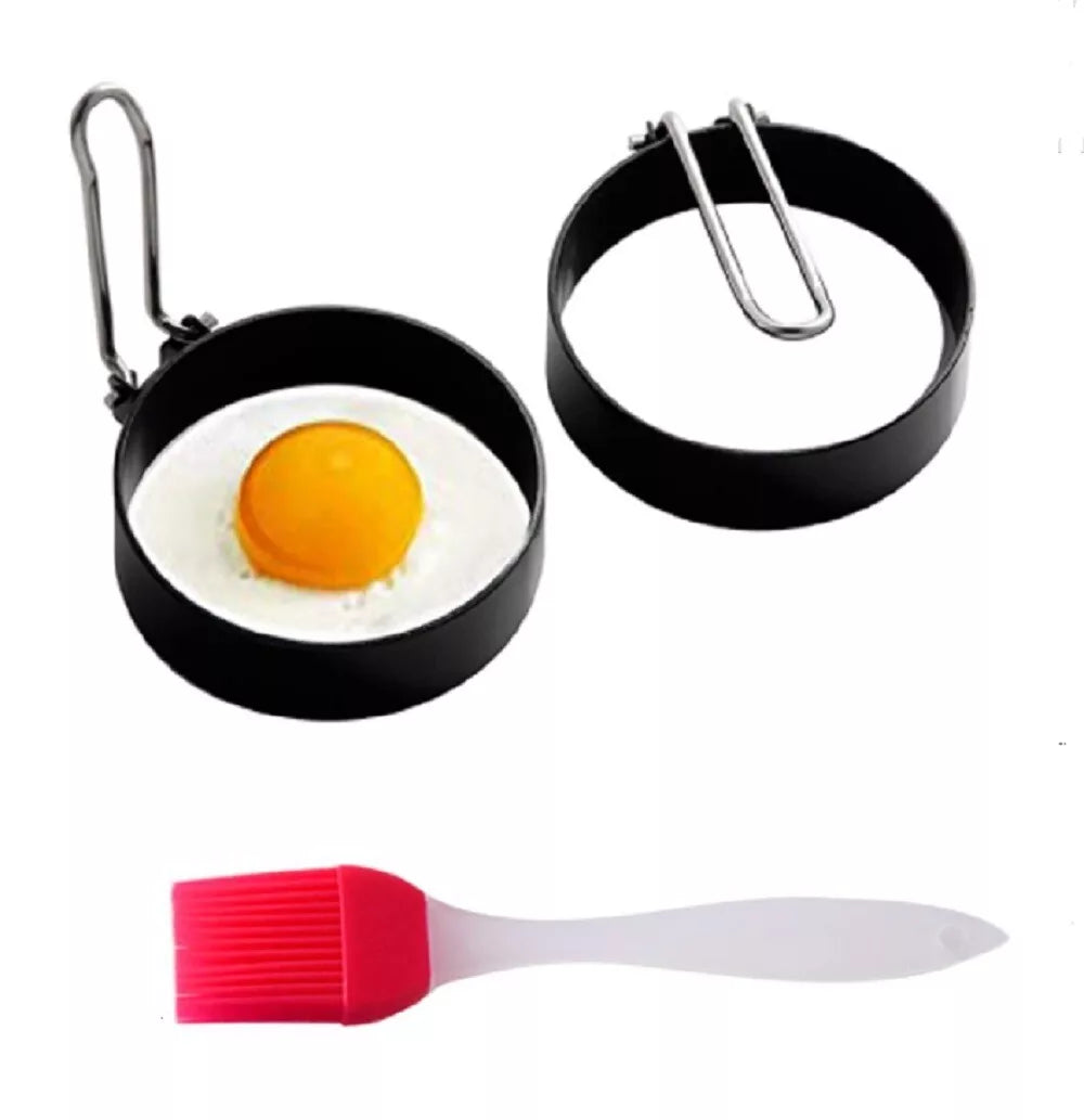 Kitcheniva 2-Piece Non-Stick Egg & Pancake Mold Shaper