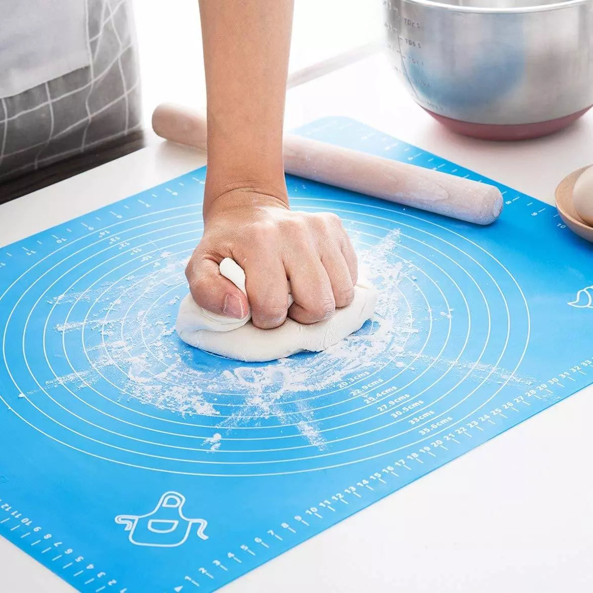 Kitcheniva Non-Slip Silicone Pastry Mat 15.7*19.7''