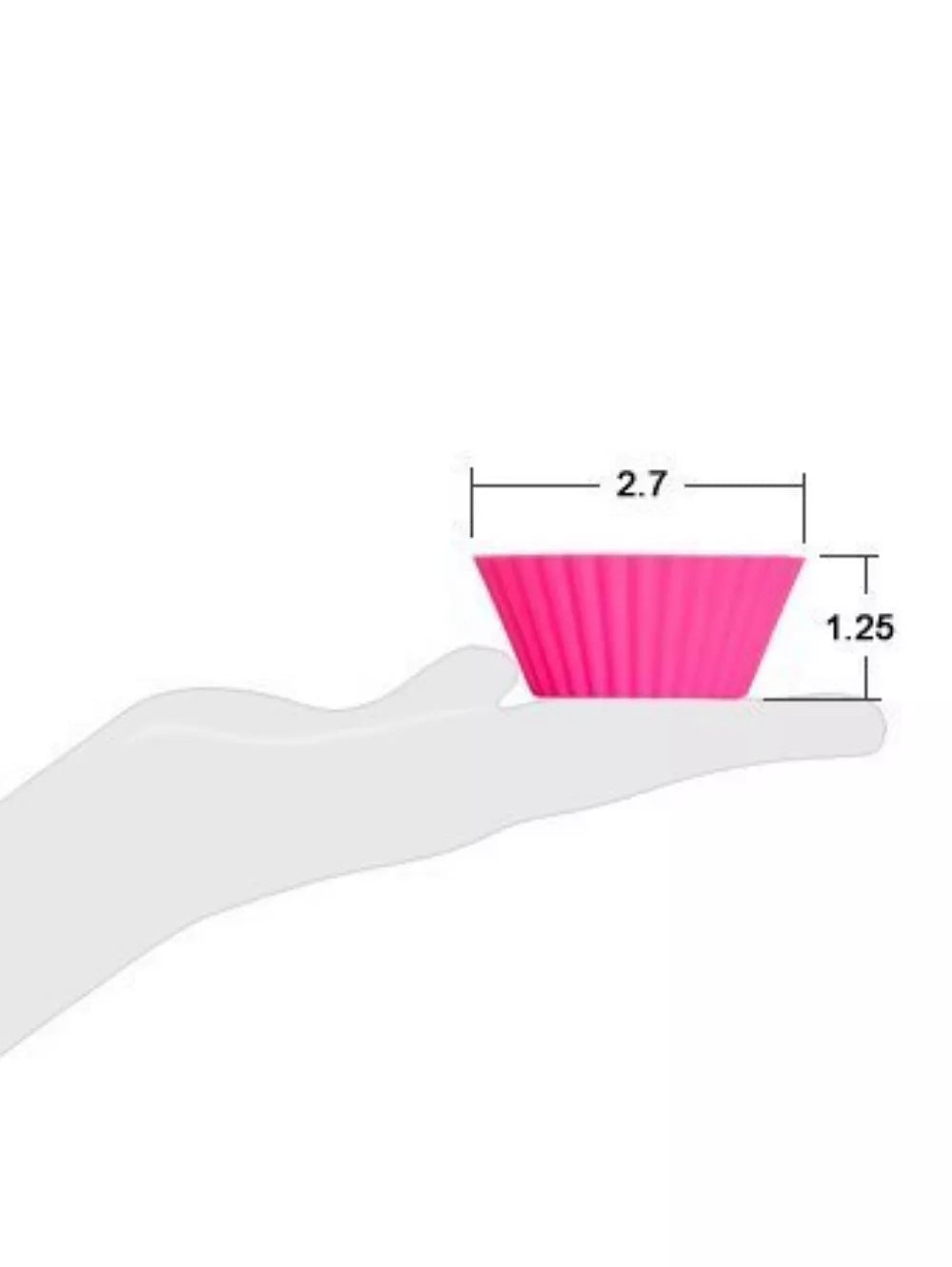 Kitcheniva Silicone Cake Muffin Cupcake Liners 12 Pcs