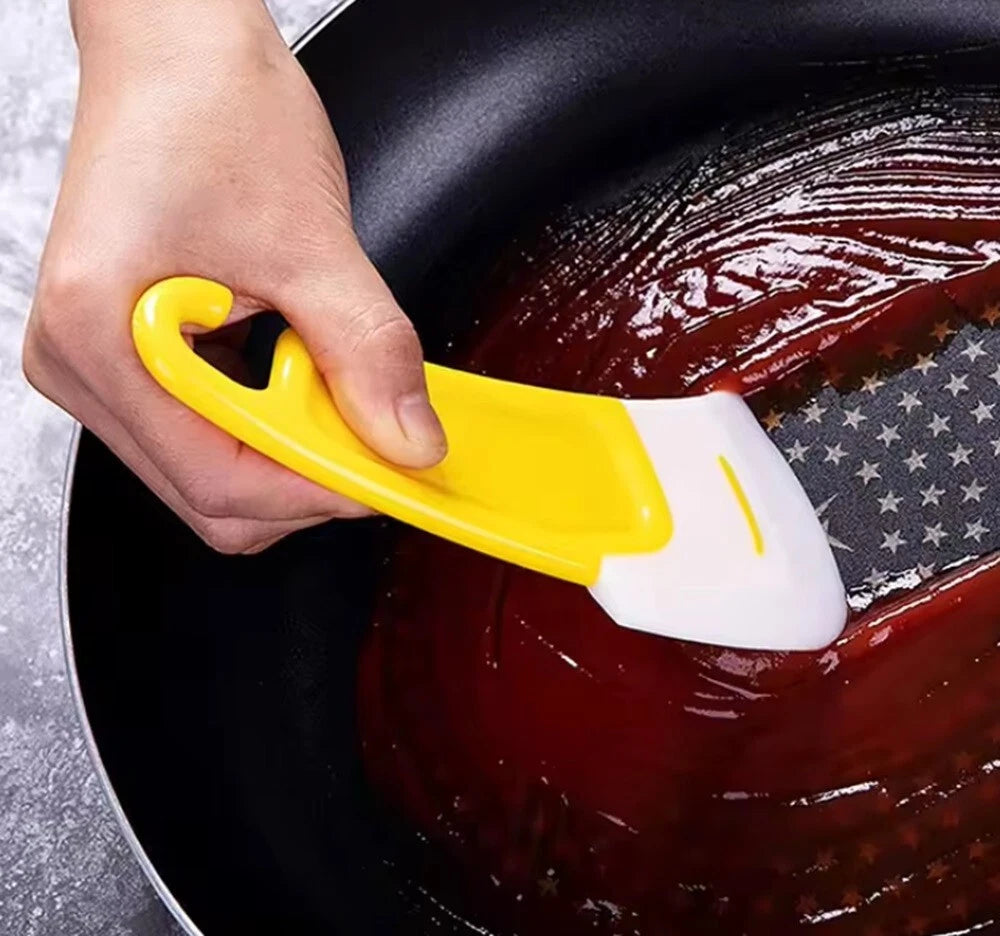 Kitcheniva Silicone Pot Scraper Non-Scratch Cleaning Tool 2 Pcs