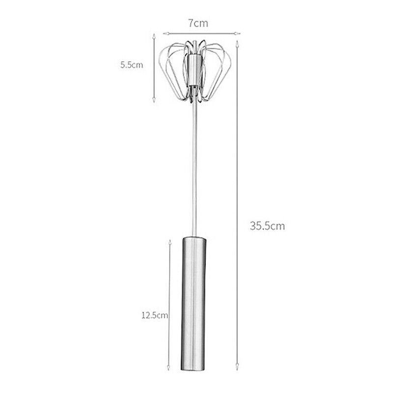 Semi-Automatic Egg Whisk Blender Mixer