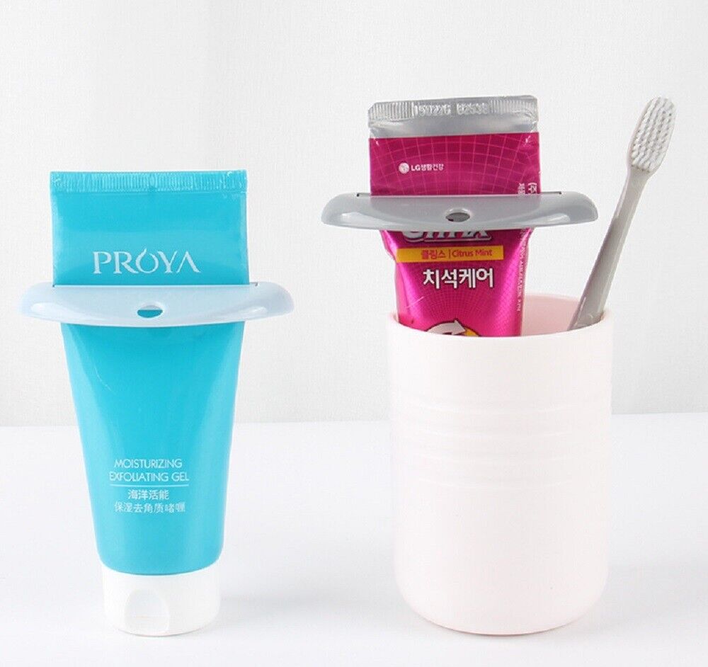 Kitcheniva 4-PCS Plastic Tube Squeezer Toothpaste Dispenser Holder