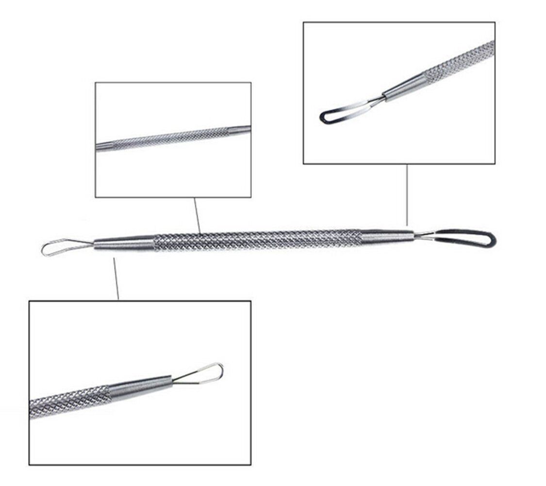 Kitcheniva 7-Pcs Blackhead Acne Comedone Pimple Blemish Extractor Remover