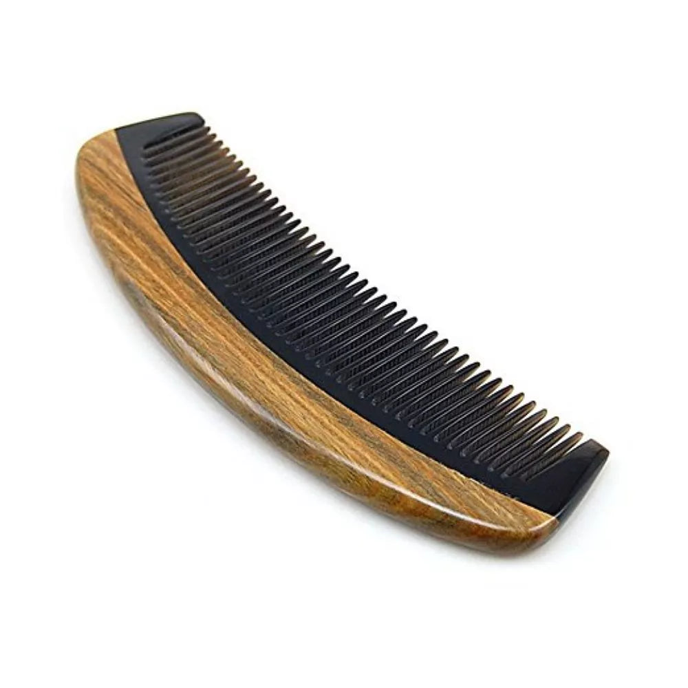 Kitcheniva Handmade Green Sandalwood Hair Comb