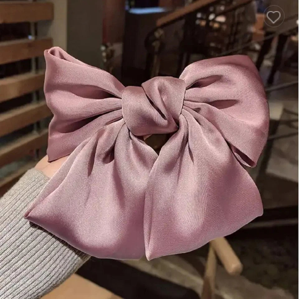 Kitcheniva Large Ribbon Bow Hair Clips Set 6 Pcs