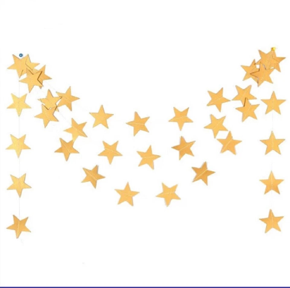 Kitcheniva Hanging Stars Party Decoration 3 Pcs