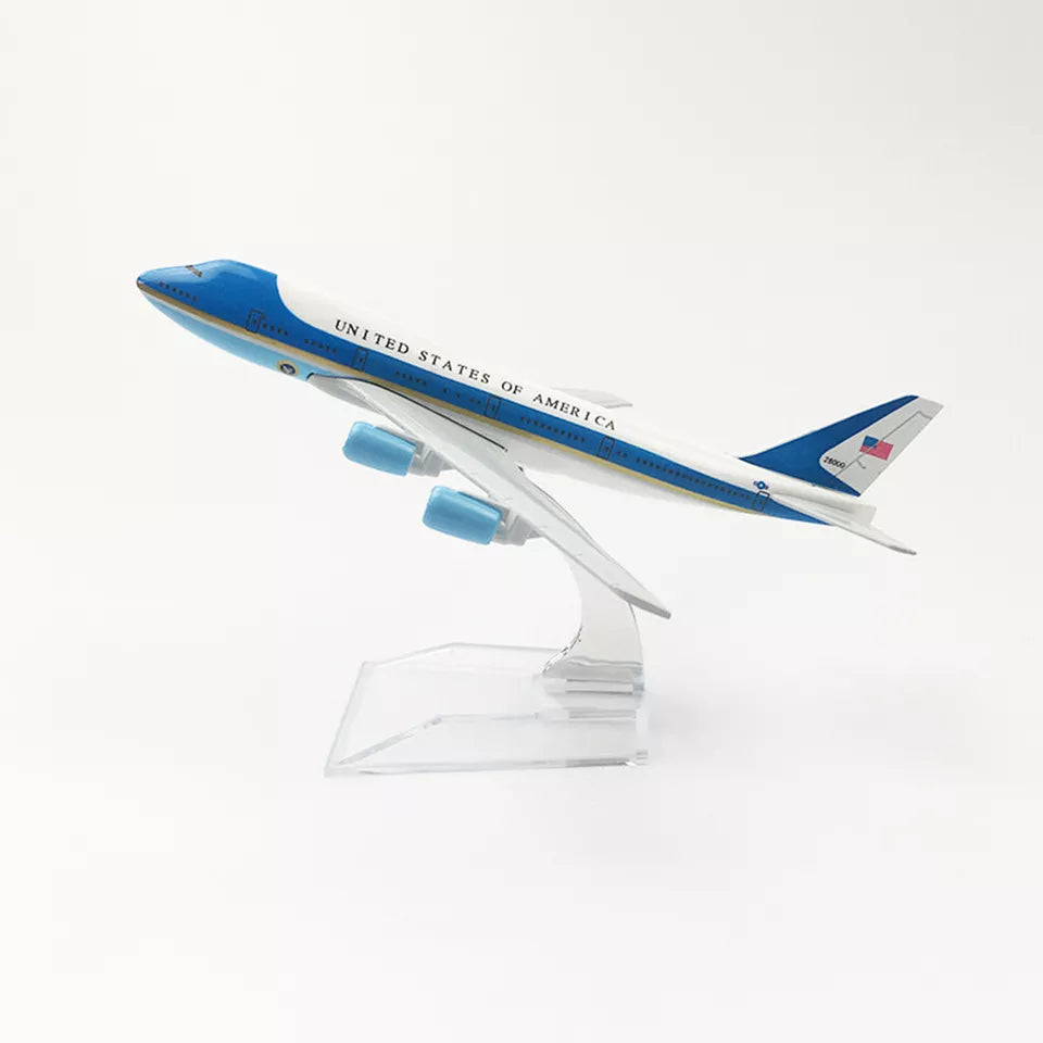 Kitcheniva 1:400 Aircraft Boeing 747 Air Force One 16cm Alloy Plane