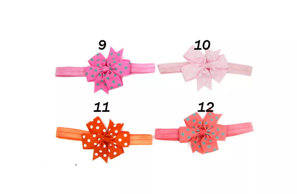 Kitcheniva Infant Girl Bow Headbands 20 Pcs