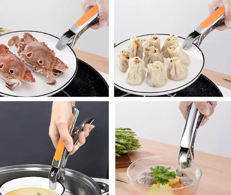 Kitcheniva Stainless Steel Anti-Scald Plate Gripper Clamp
