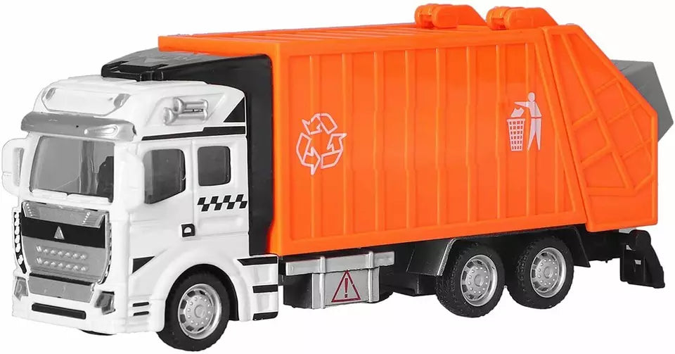 Kitcheniva 1:48 Garbage Truck Trash Bin Vehicles Diecast Car Toy