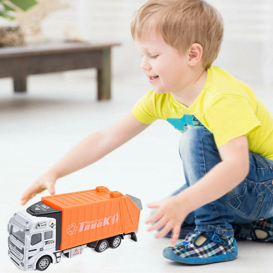 Kitcheniva 1:48 Garbage Truck Trash Bin Vehicles Diecast Car Toy