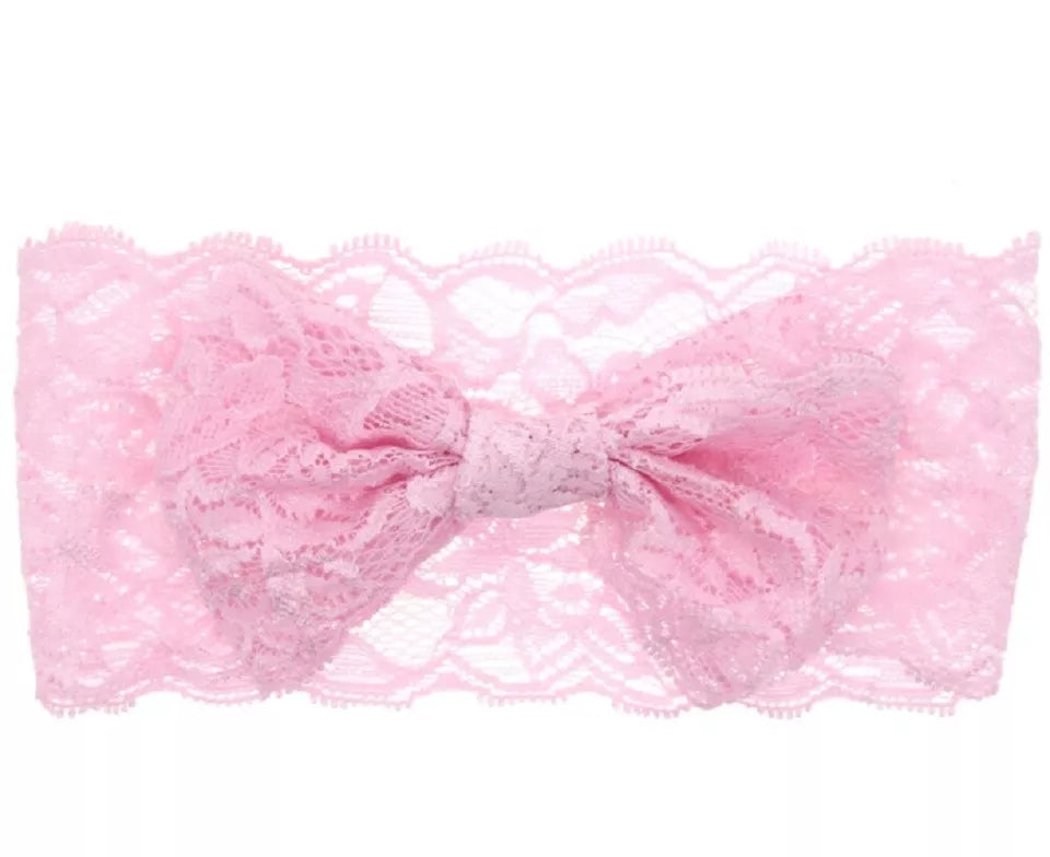 Kitcheniva Lace Bow & Flower Hair Band 8 Pcs