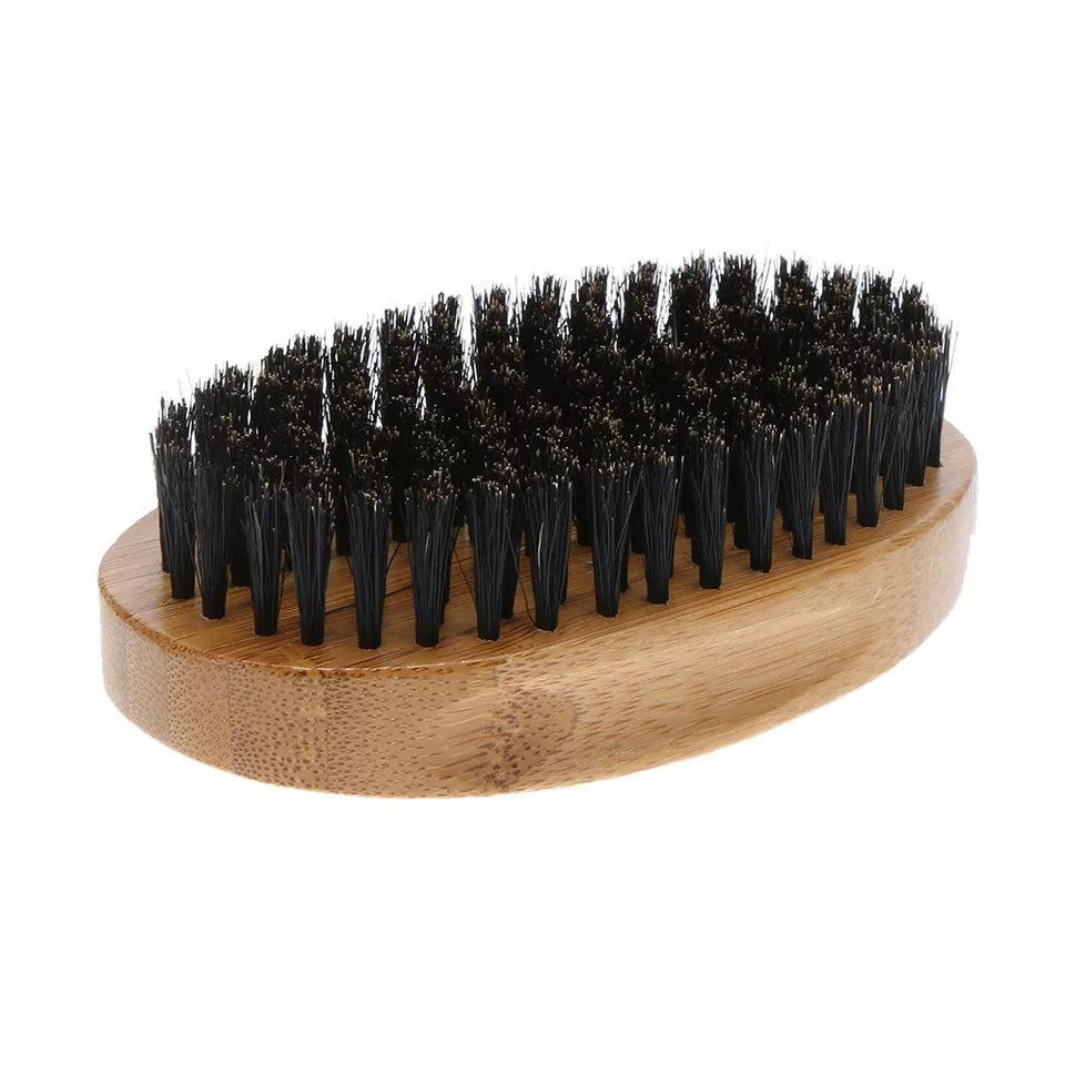 Kitcheniva Men's Boar Hair Beard Brush With Soft Bristle
