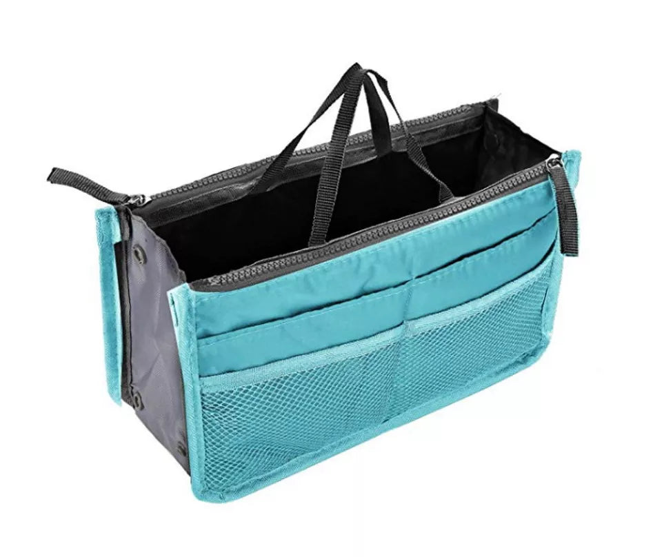 Kitcheniva Women's Travel Handbag Multi Pocket Organizer Pink
