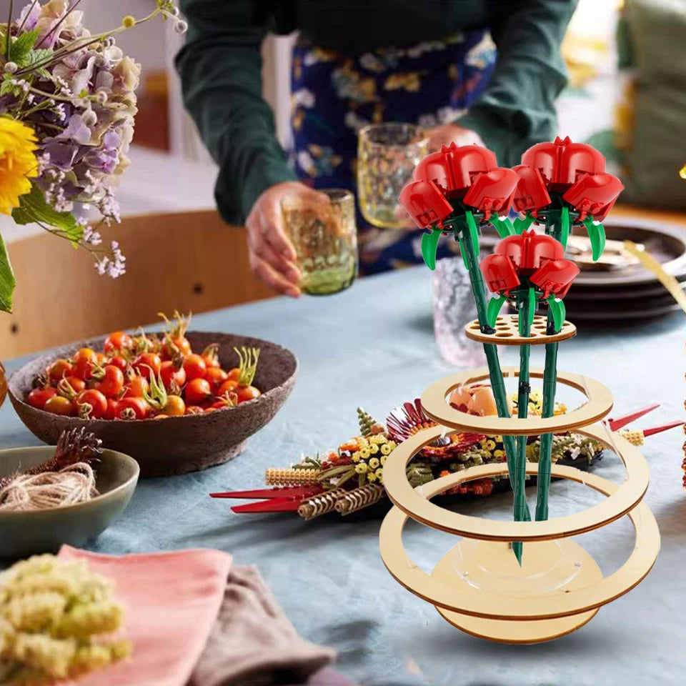 Kitcheniva Wooden Vase Kit For Flower Bouquet Building Display