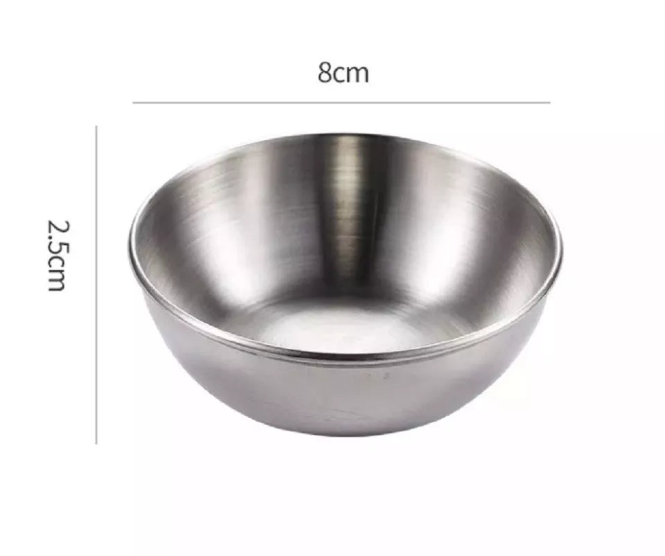Kitcheniva Stainless Steel Sauce Dish Set 8 Pcs