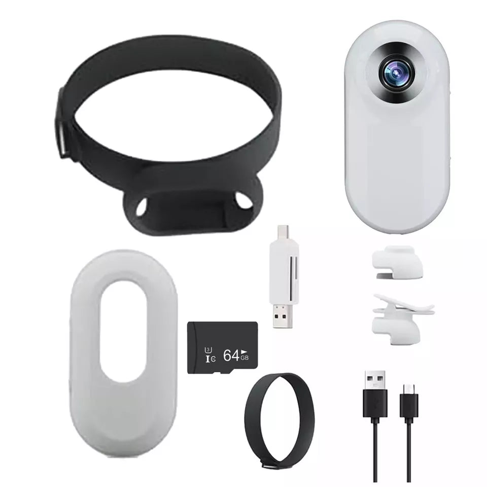 Kitcheniva Mini Wireless Cat Collar Camera Recorder With TF Card