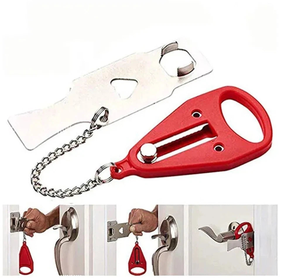 Kitcheniva Portable Door Lock Home Security Anti Theft 2 Pcs