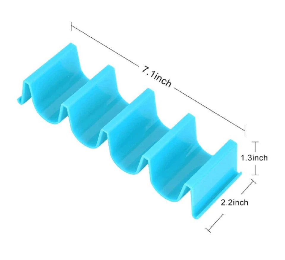 Kitcheniva Wave Shape Taco Holder Set 4 Pcs