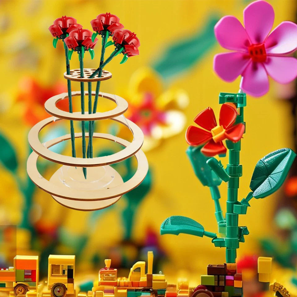 Kitcheniva Wooden Vase Kit For Flower Bouquet Building Display