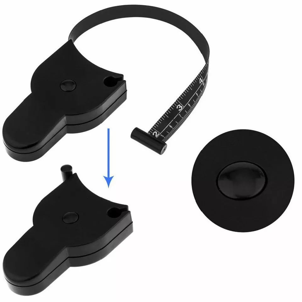 Kitcheniva Body Fat Caliper & Mass Measuring Tape Set 2 Pcs
