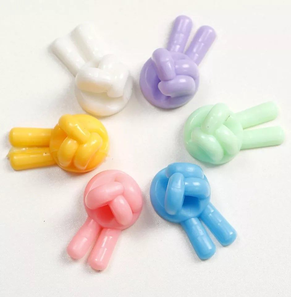 Kitcheniva Silicone Finger Wall Cord Holder Hooks 20 Pcs