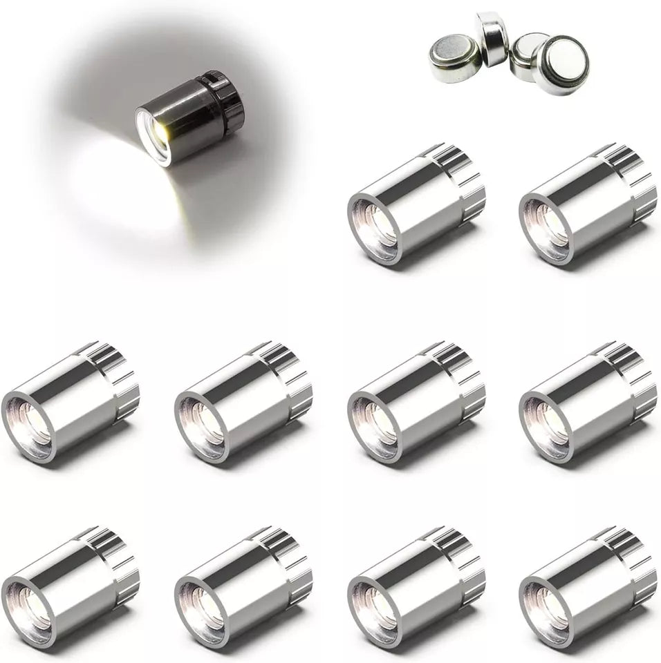 Kitcheniva Mini LED Lights Silver Plastic With Battery 10 Pcs