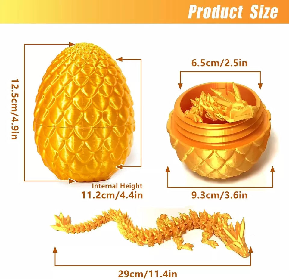 Kitcheniva 3D Printed Dragon Egg Fidget Toys