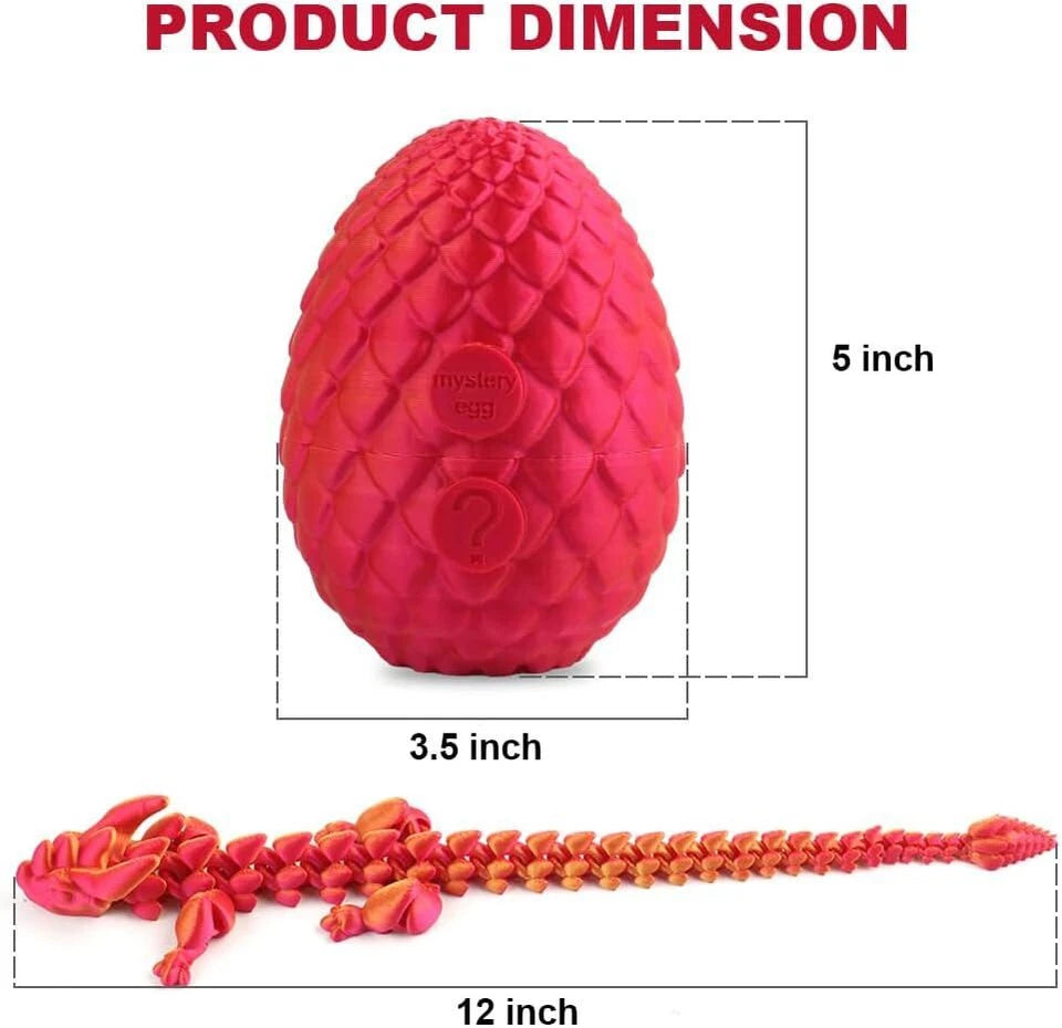 Kitcheniva 3D Printed Dragon Egg Fidget Toy 12