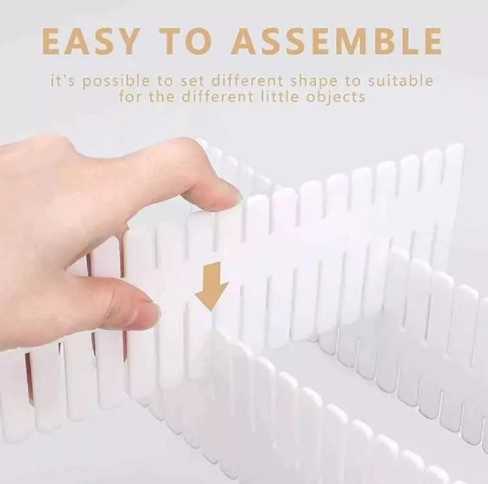 Kitcheniva Adjustable DIY Drawer Dividers 8 Pcs