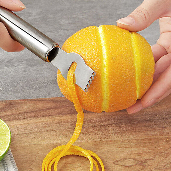 Kitcheniva Stainless Steel Handheld Lemon Zester Grater Set of 4