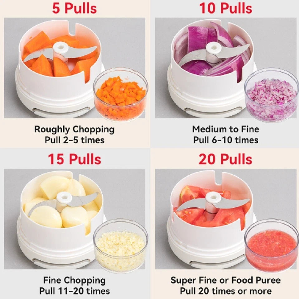 Kitcheniva Portable Hand Pull Garlic Chopper