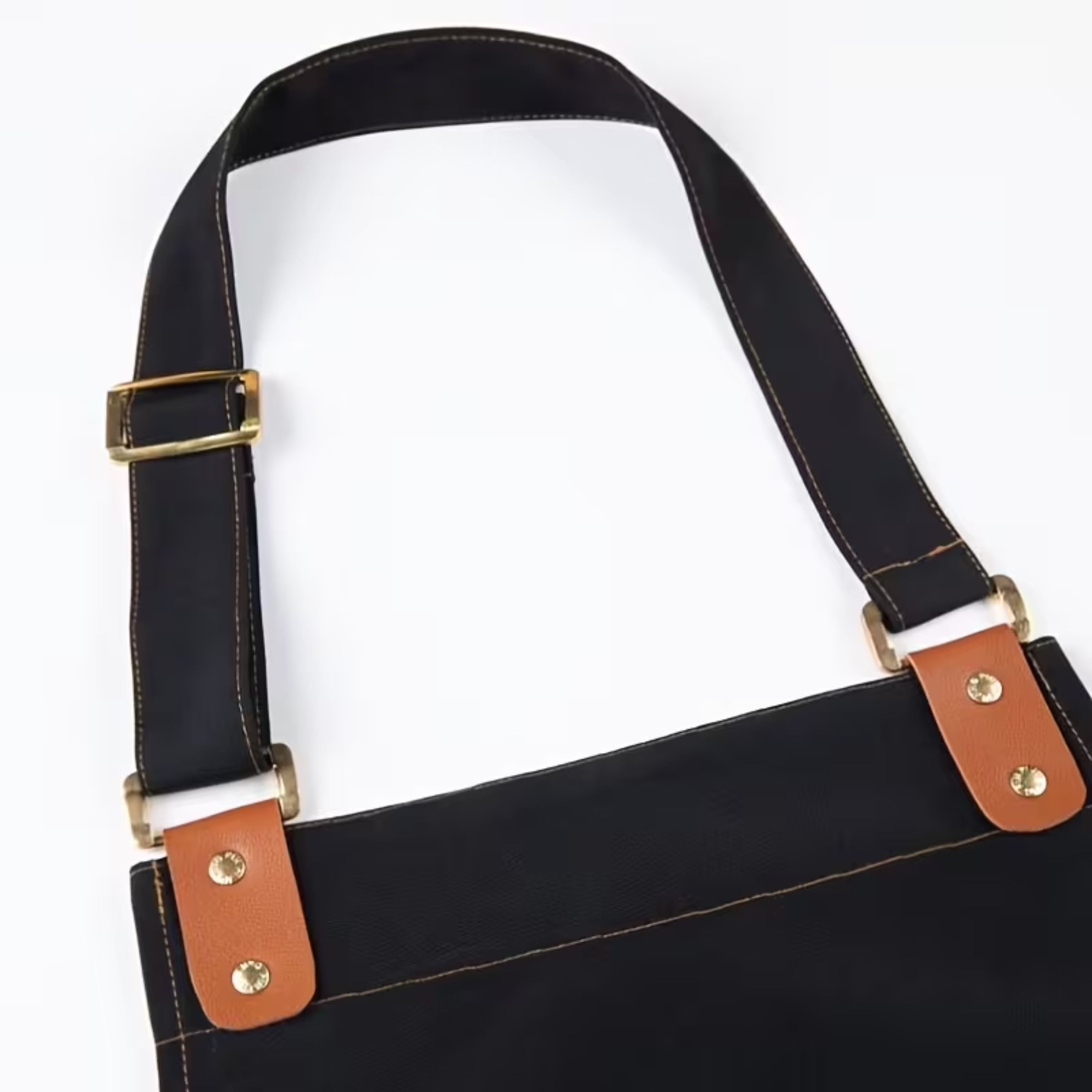 Kitcheniva Premium Canvas Apron, Black - For Cooking, Working, Arts & Crafts