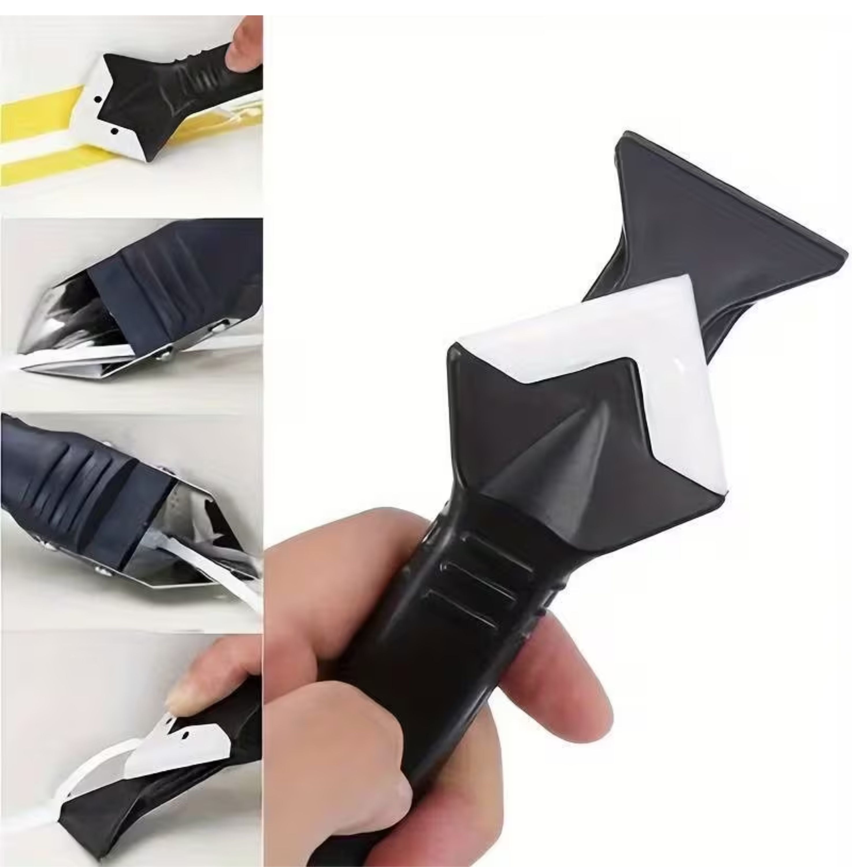 Kitcheniva 2-in-1 Caulk Sealant Tool - Perfect for Removing and Smoothing Caulk
