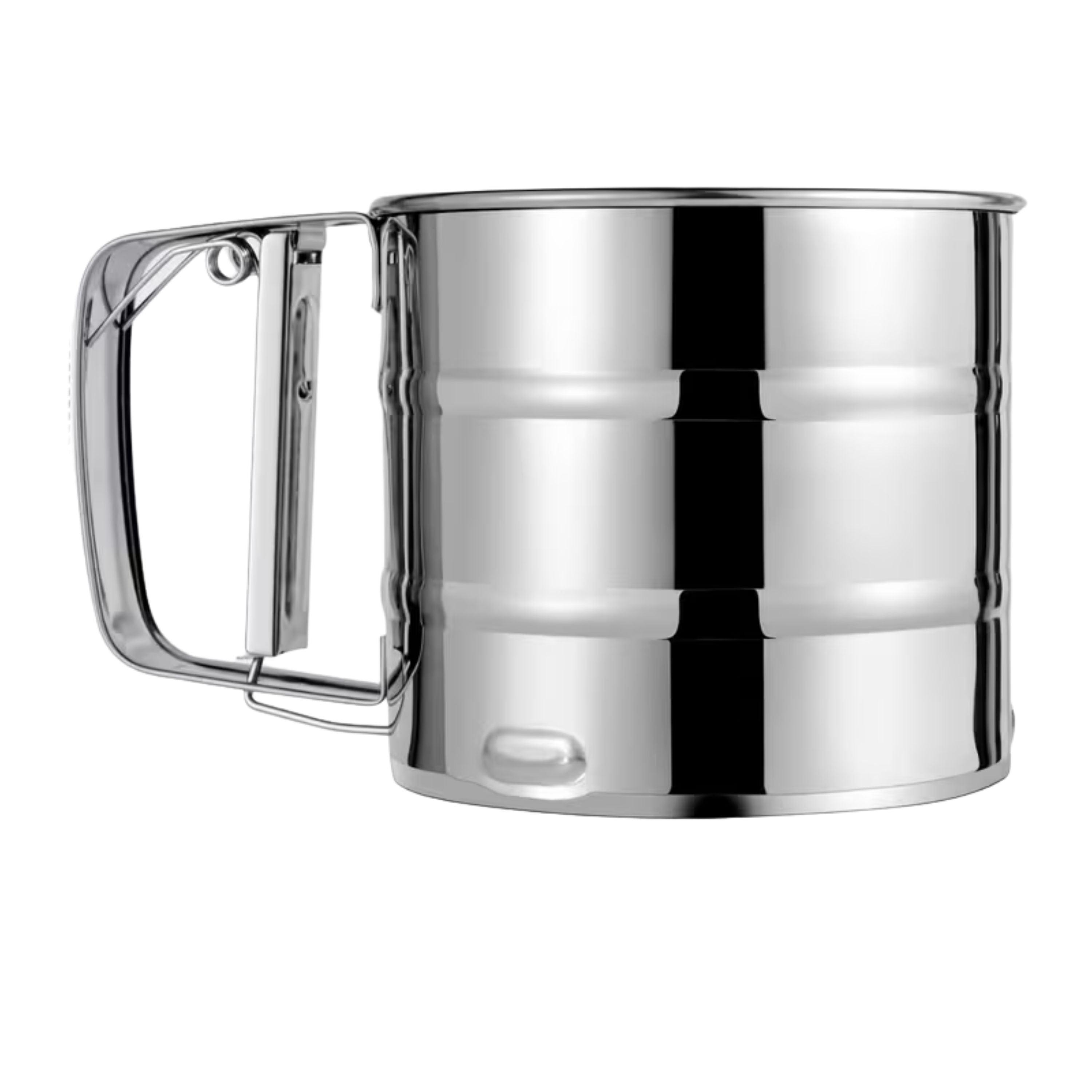 Kitcheniva Stainless Steel Hand-Crank Manual Sifter