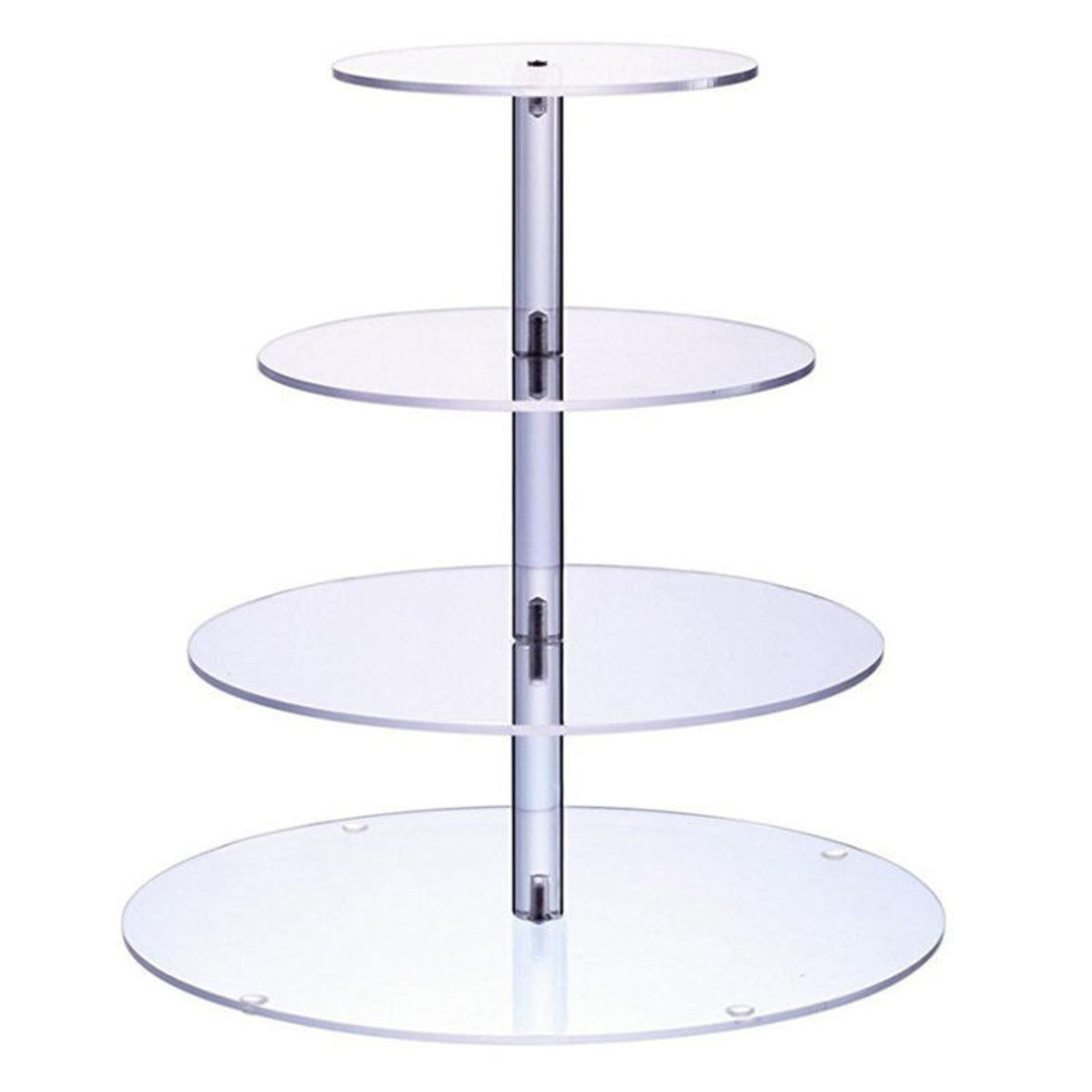 Kitcheniva Acrylic 4 Tier Dessert Cupcake Stand