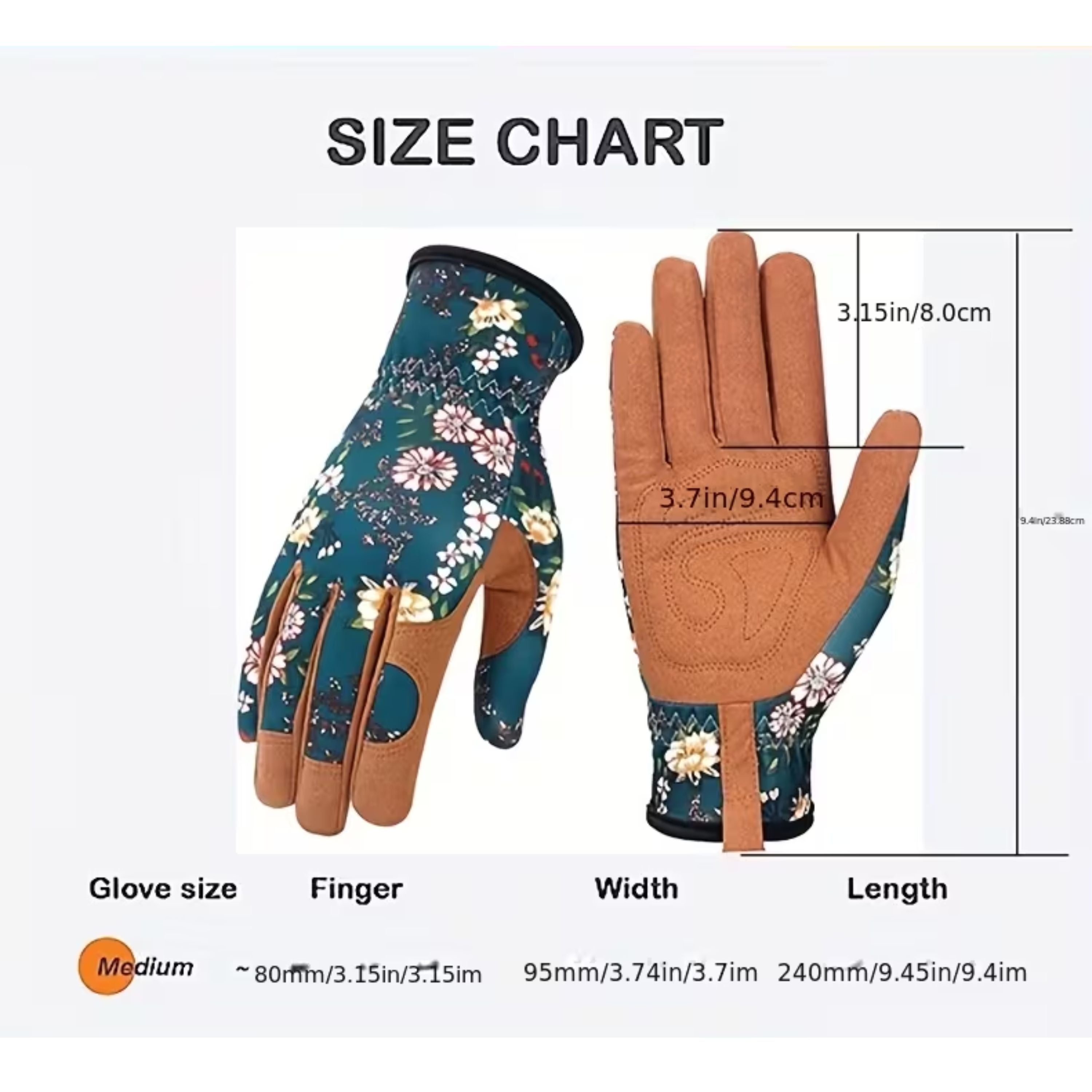 Kitcheniva Women's Non-Slip Puncture-Proof Gardening Work Gloves - Heavy Duty Breathable Gloves for Pruning, Thorns, Lawn Care