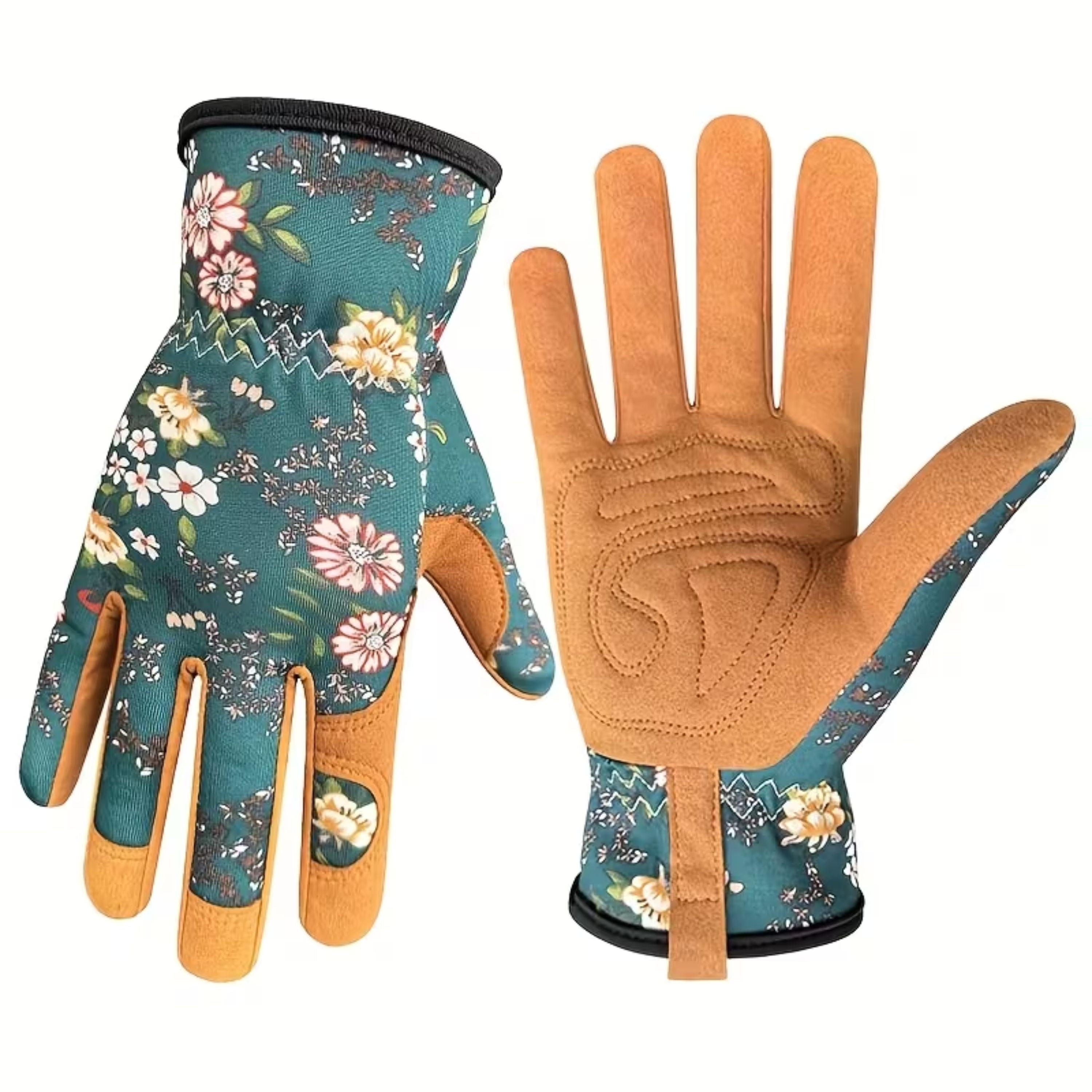 Kitcheniva Women's Non-Slip Puncture-Proof Gardening Work Gloves - Heavy Duty Breathable Gloves for Pruning, Thorns, Lawn Care