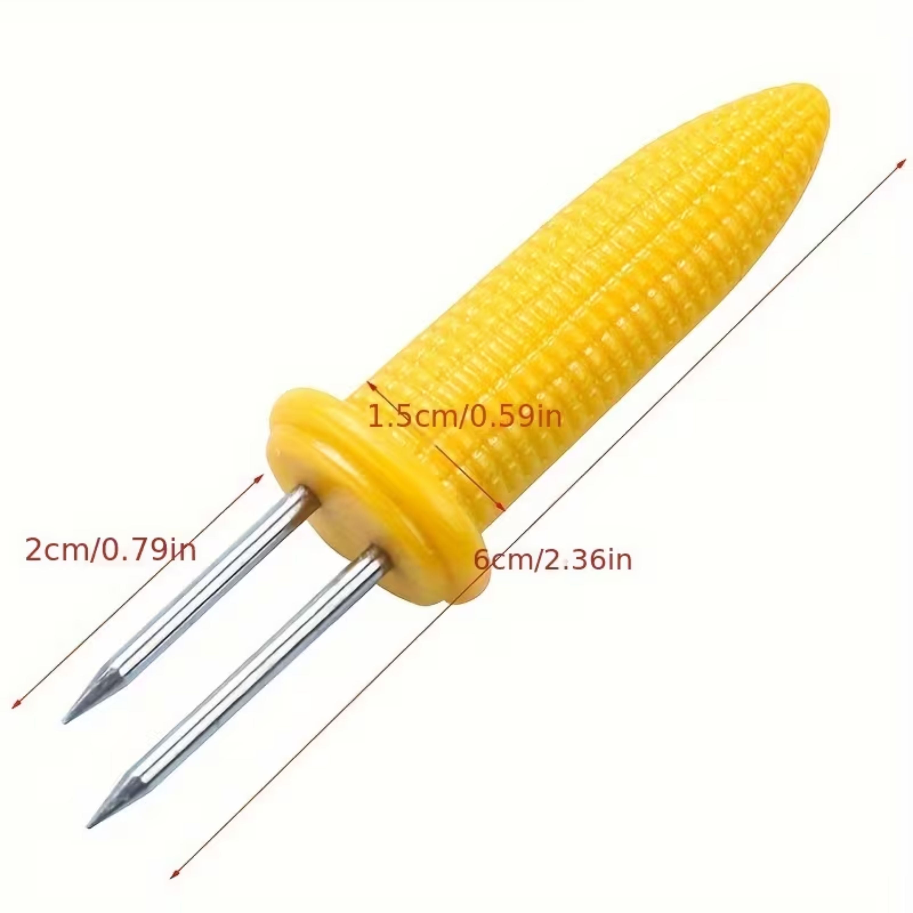 Kitcheniva Stainless Steel Corn Cob Holder 10 Pcs